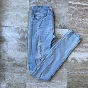 Garage Distressed Skinny Jeans